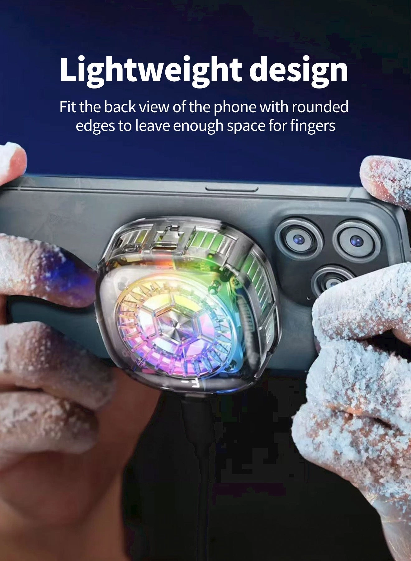Magnetic Phone Cooler - Semiconductor 3-Speed Digital Display