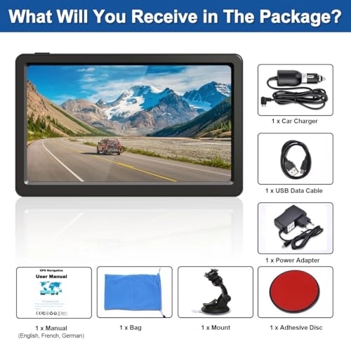 GPS-9inch T20 for Car, Truck North America - 9 inch Free Lifetime Map Updates