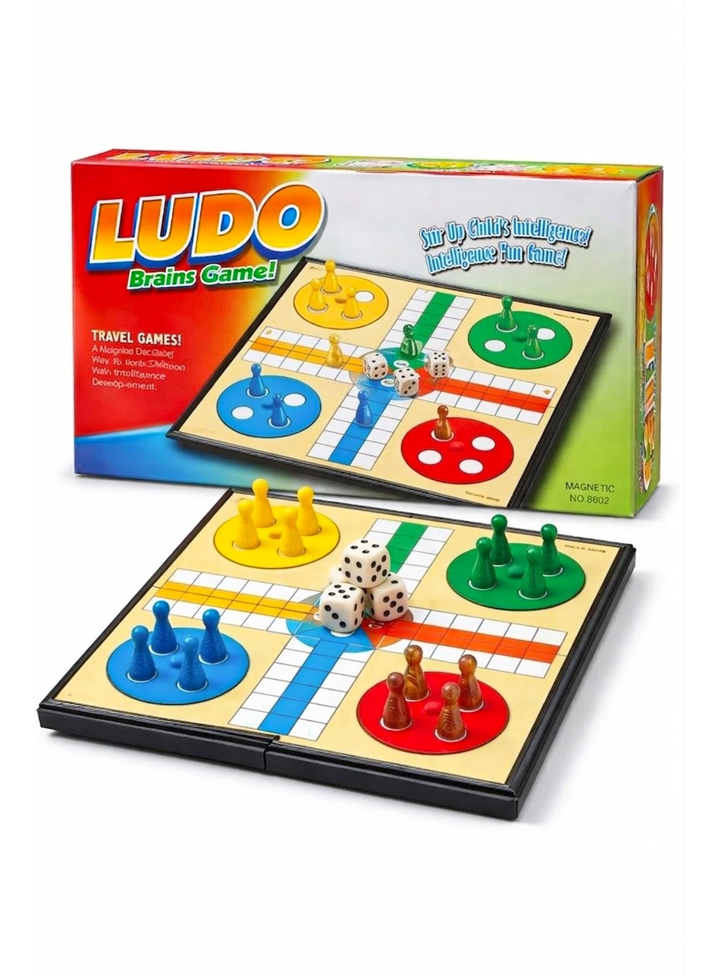 Generic Magnetic Ludo Board Game - 3+ Years