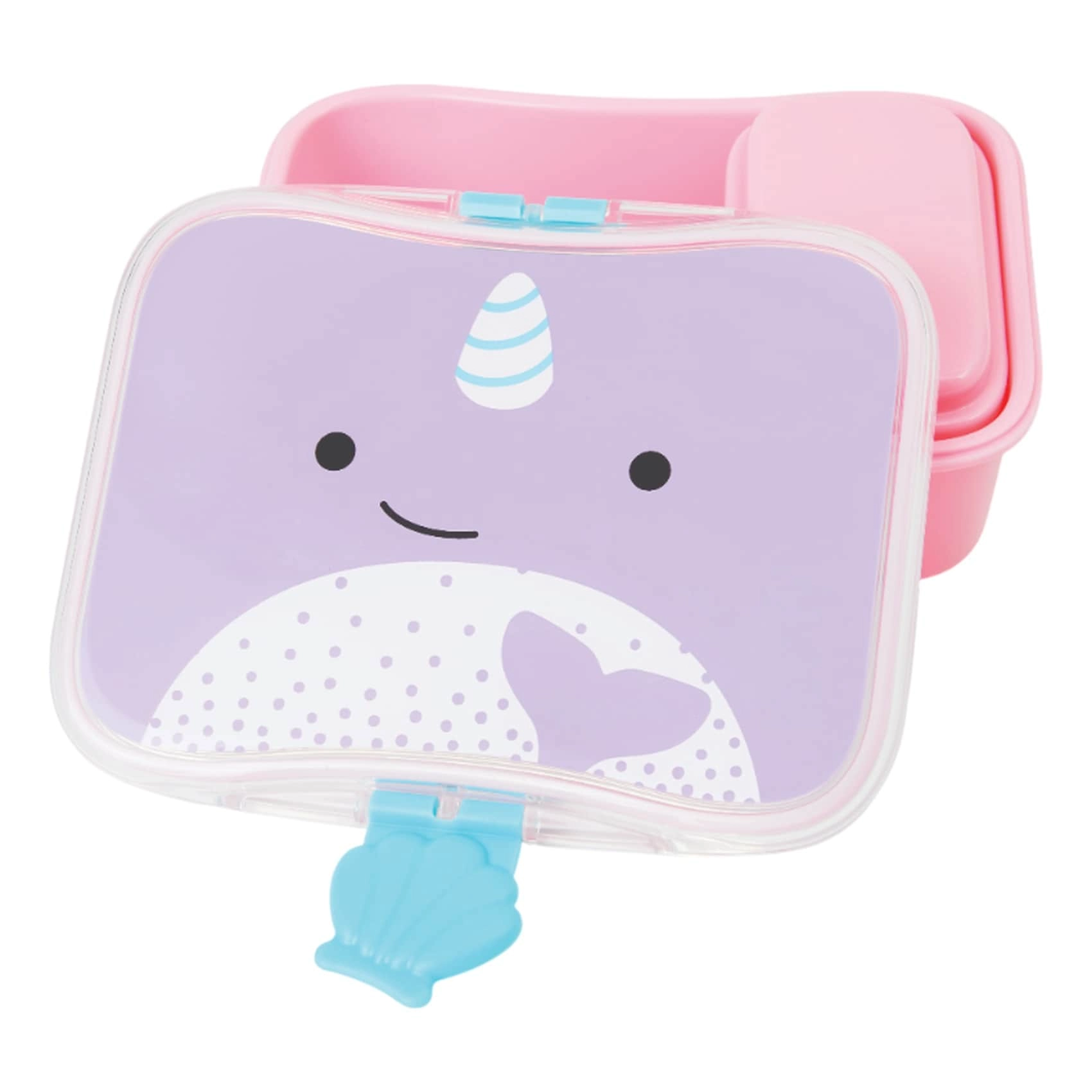 Carrefour Lunch Box + Water Bottle - Narwhal