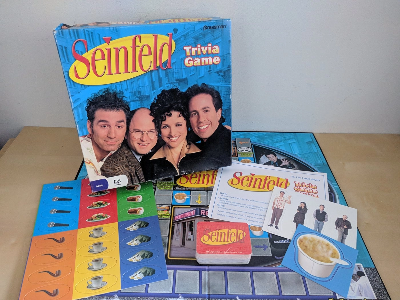 Pressman Seinfeld Trivia Game