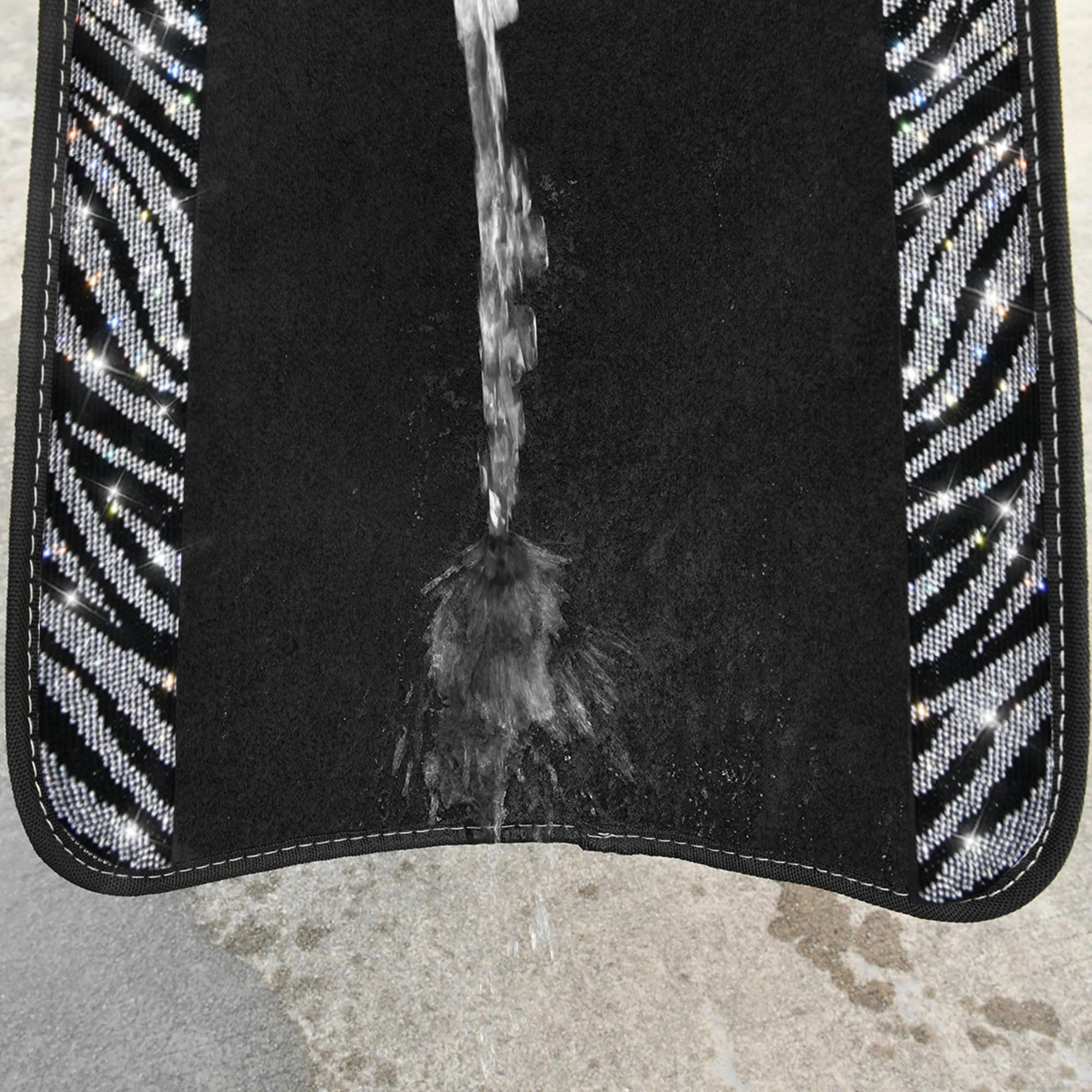 Bling Diamond Car Mats - 4.0 Count Universal Fit