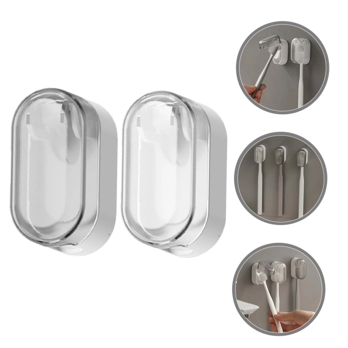 Toothbrush Holders - wall 2 Pack