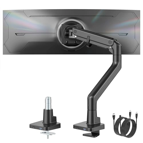 Montek Sleek Aluminum Monitor Arm - Single 17–57” 100x100