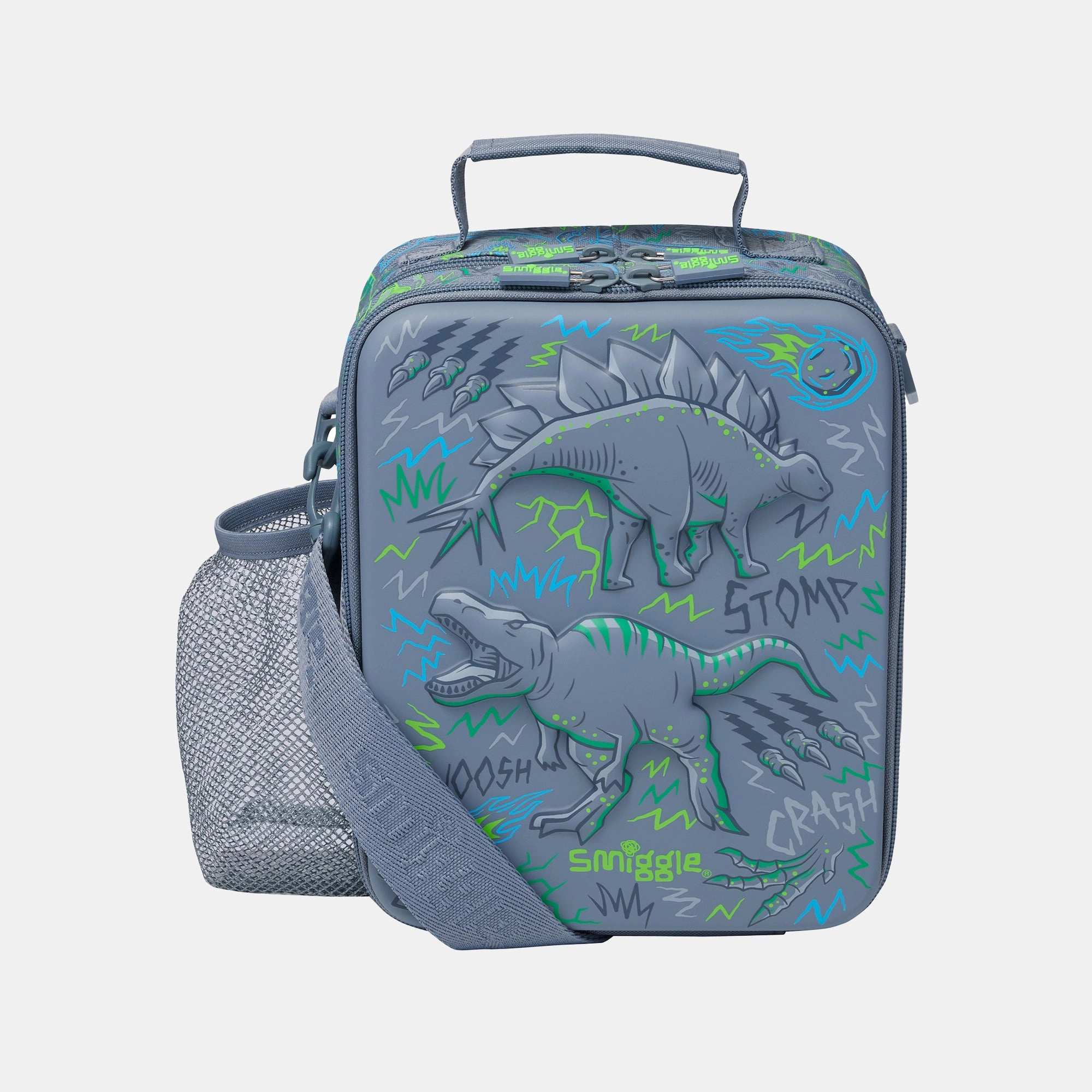 Smiggle Hardtop Lunchbox - Super Charge Adjustable and removable shoulder strap