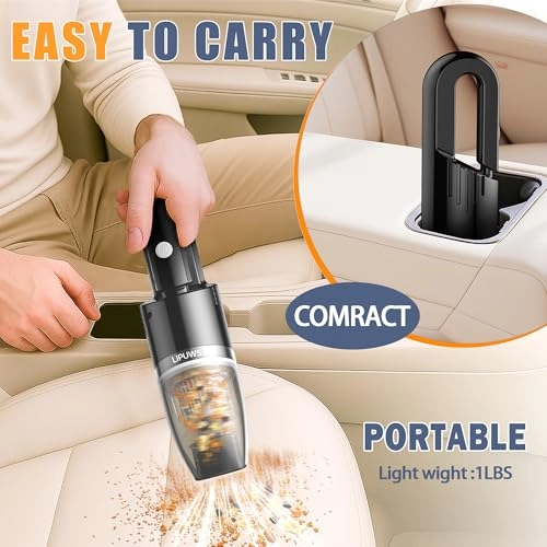 Handheld Car Vacuum - 4000mAh