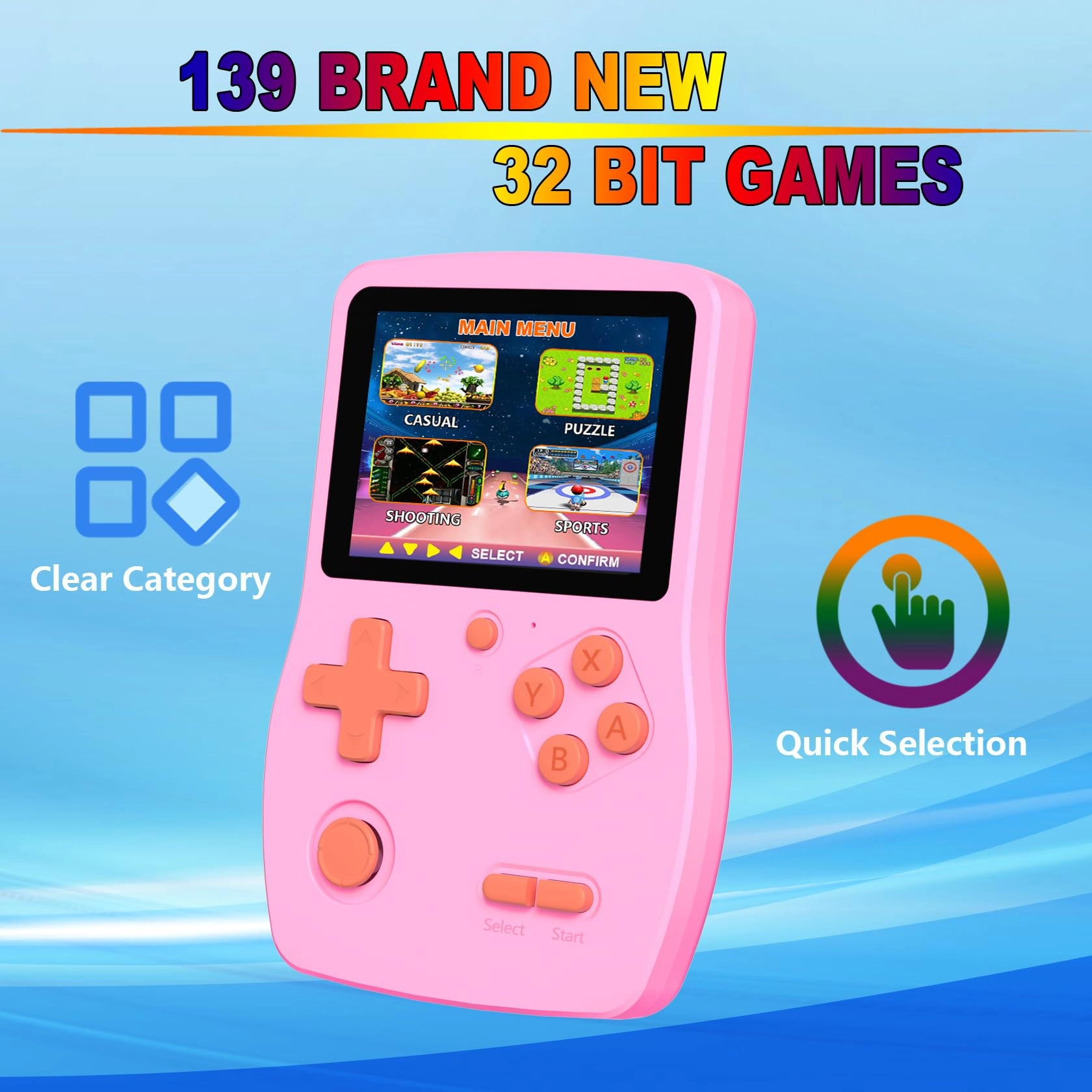 32-Bit Handheld Game Console