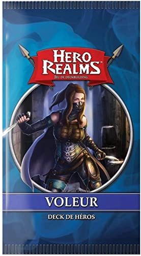 Hero Realms Base Game + Wizard Hero Deck + Warrior Hero Deck + Archer Hero Deck + Thief Hero Deck + Cleric Hero Deck + Bottle Opener (French)
