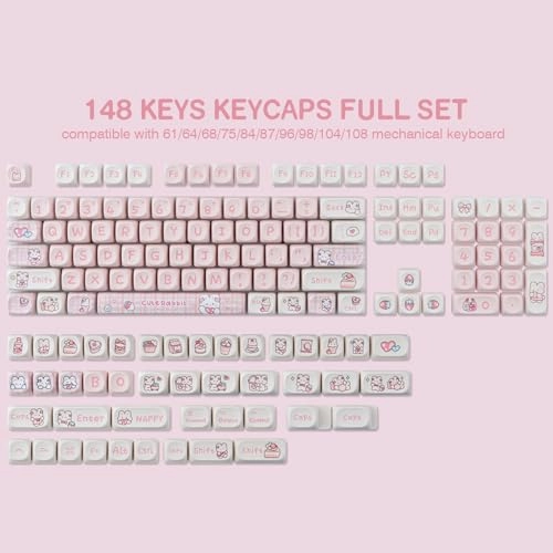 PBT Keycaps - Snack Rabbit