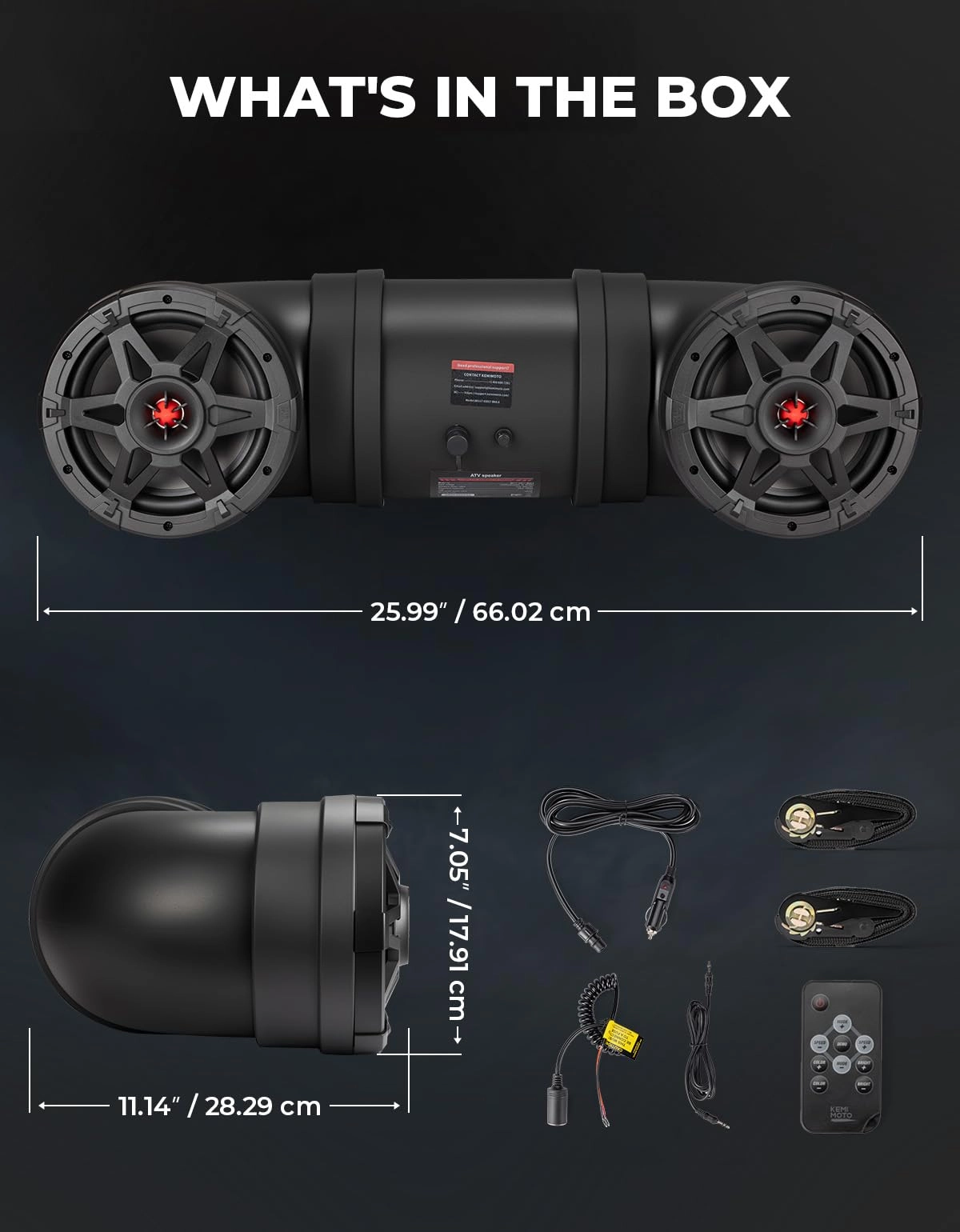 ATV Speaker - 6.5 Inch Full Range