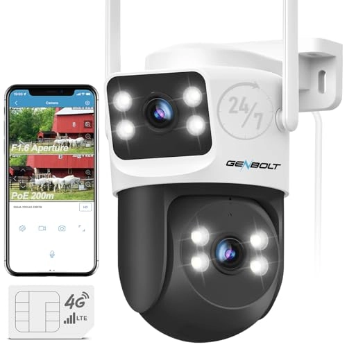 GENBOLT 4G LTE Cellular Security Camera