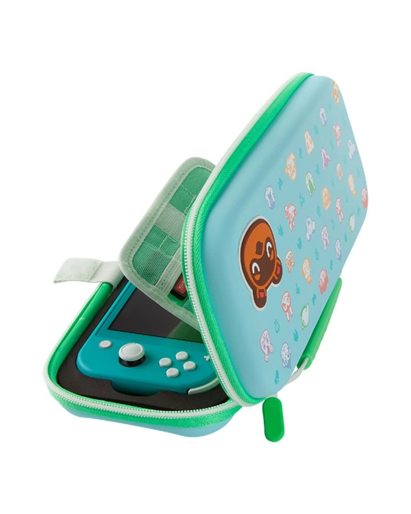 Switch Lite Animal Crossing Carrying Case - 6 Game Card Slots Padded Screen Protector