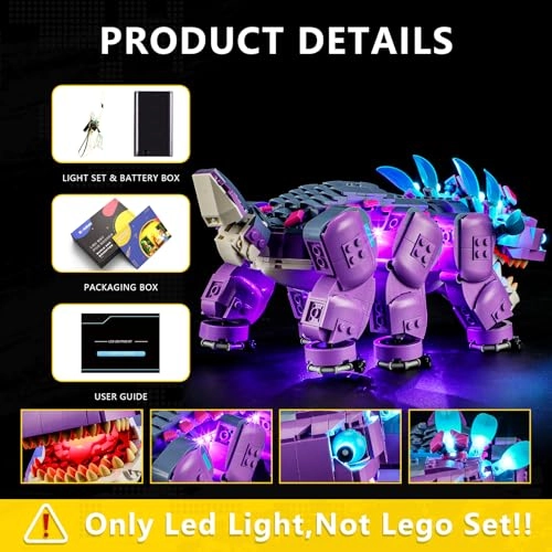 Light Kit for LEGO 77077 Klombo - Plastic Fortnite 1