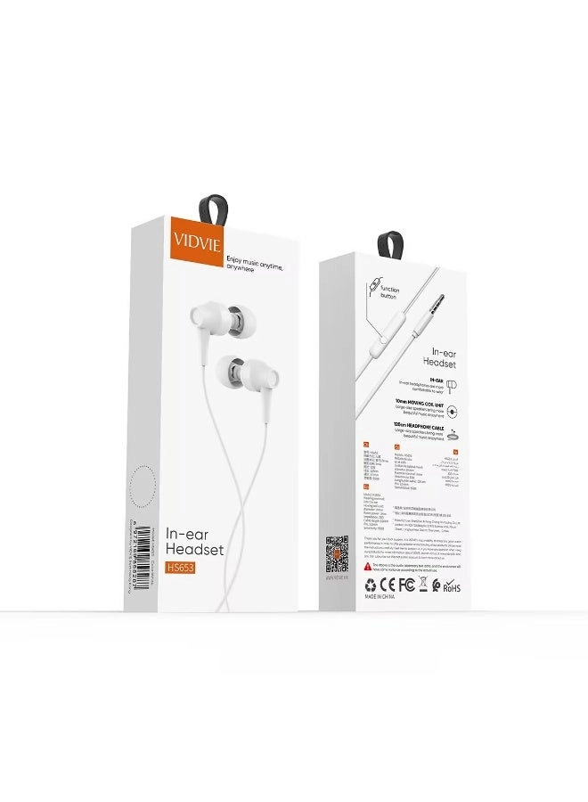 HS653 Wired Earbud