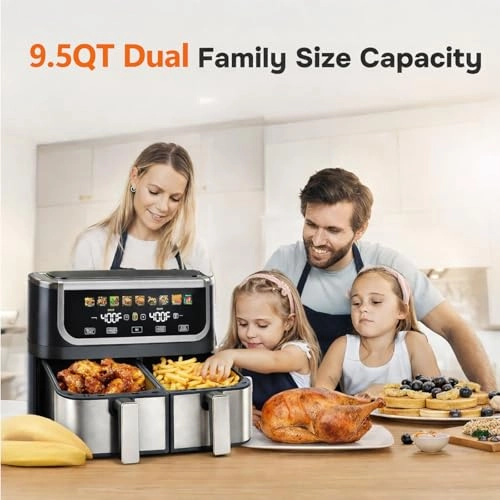 AIR FRYER AH-KZG2QSS-9GY-ZF