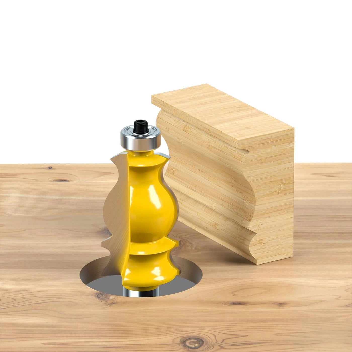 Architectural Molding Router Bit + Crown Molding Router Bit + Bullnose Bead Column Face Molding Router Bit