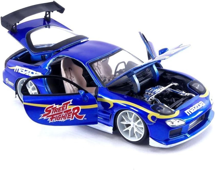 Street Fighter 1993 Mazda RX7 - 1:24 metal