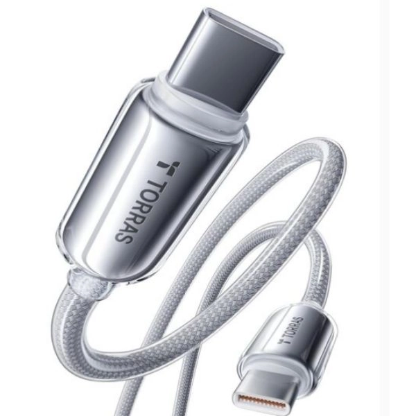 Torras Iceflow Cable 60W USB-C to USB-C 1.2m