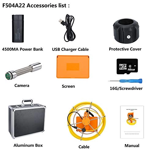 Handheld Sewer Inspection DVR - 30M 23MM