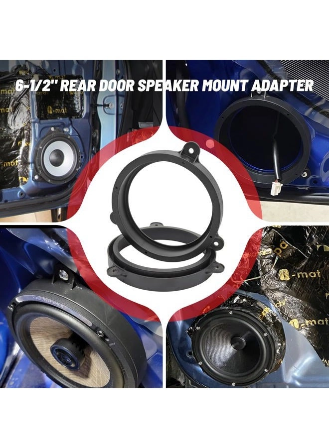 Speaker Adapter Spacers - 6.5 inch + Speaker Wire Harness