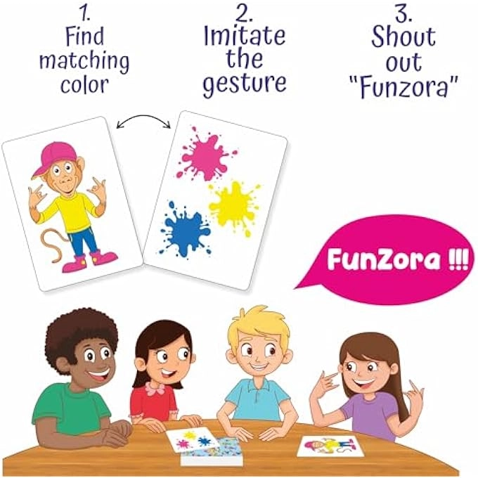 FunZora Card Game - 1 piece math science geography history