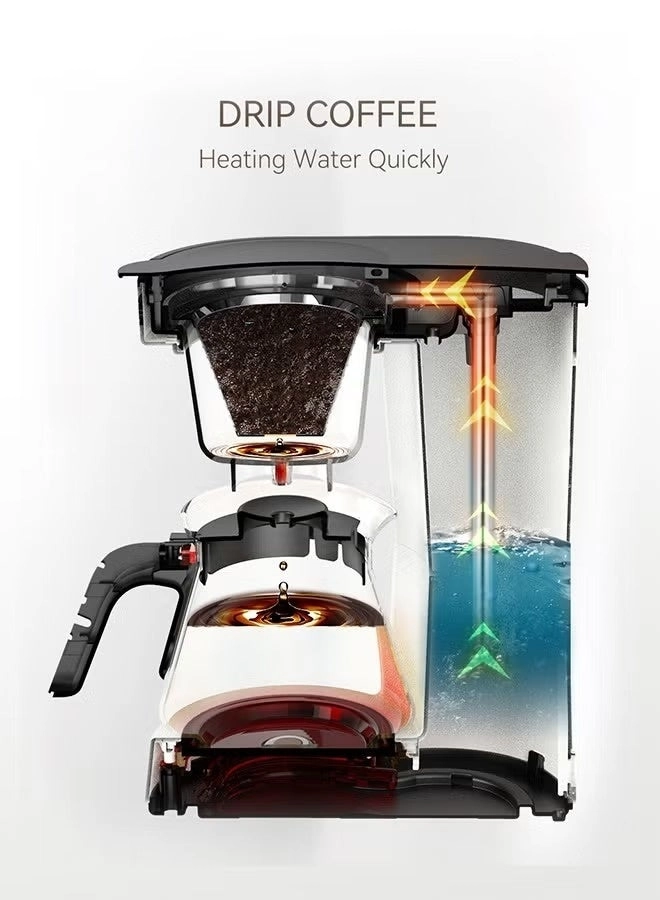 3-in-1 Drip & Pour-Over Coffee Maker H12