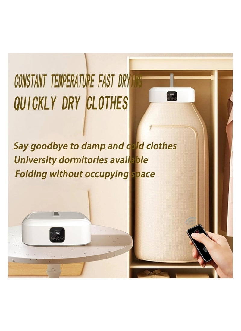 Portable Clothes Dryer - Foldable Remote Control Fast Drying