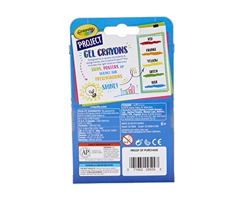 Project Gel Crayons - 5-Pcs