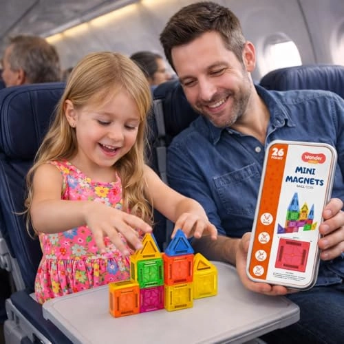 Mini Magnetic Blocks - 26 pcs