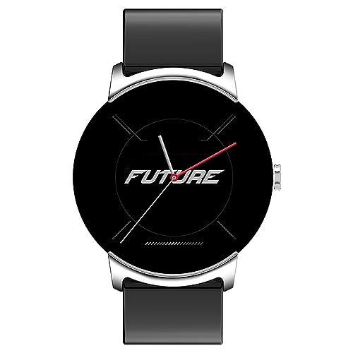 Blood Glucose Sugar Smart Watch - 1.32 inch Black