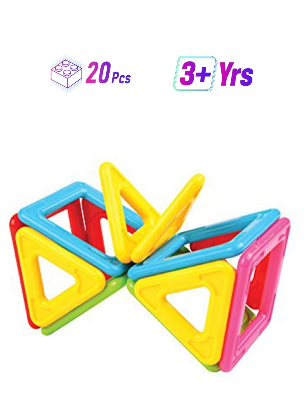 Magformers Magnetic Building Blocks - Construction 20pcs