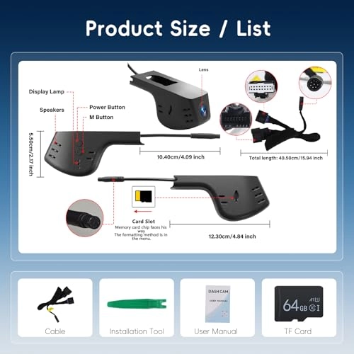 Dash Cam for Ford F150/F250 - 2160p