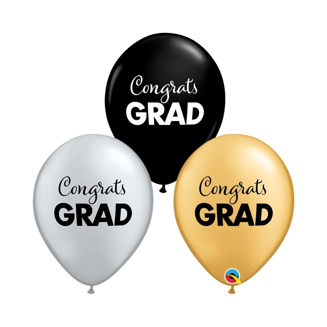 Party Zone Simply Congrats Grad Round - 11-Inch Assorted