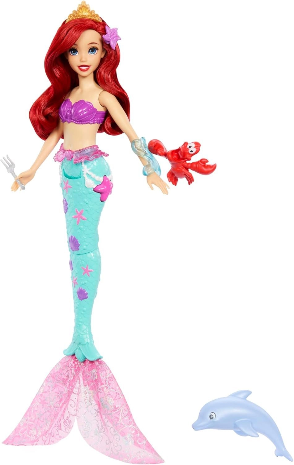 Ariel Doll - Mermaid + Sebastian Figure Ages 3+