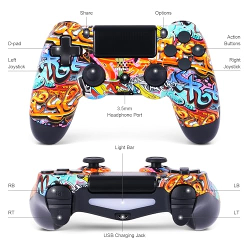 Wireless Controller for Ps4 - Graffiti