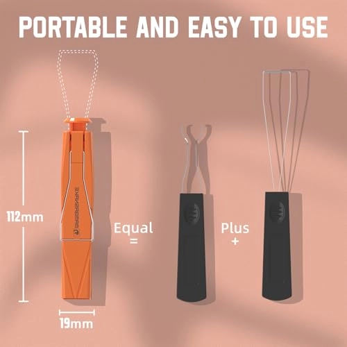 2-in-1 Keycap Switch Puller - 304 Stainless Steel Blue