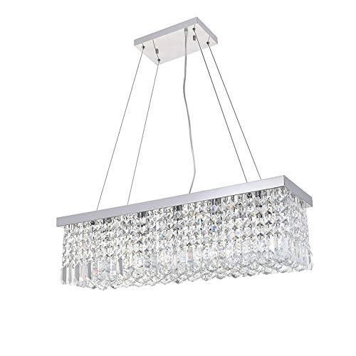 Modern Crystal Chandelier - Dimmable