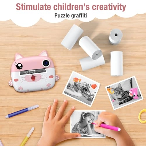 Instant Camera Refill Print Paper - 5 Rolls 56mm x 25mm