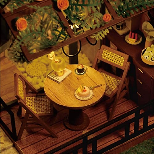 Dollhouse Miniature DIY House Kit - Half of the Garden 1:32