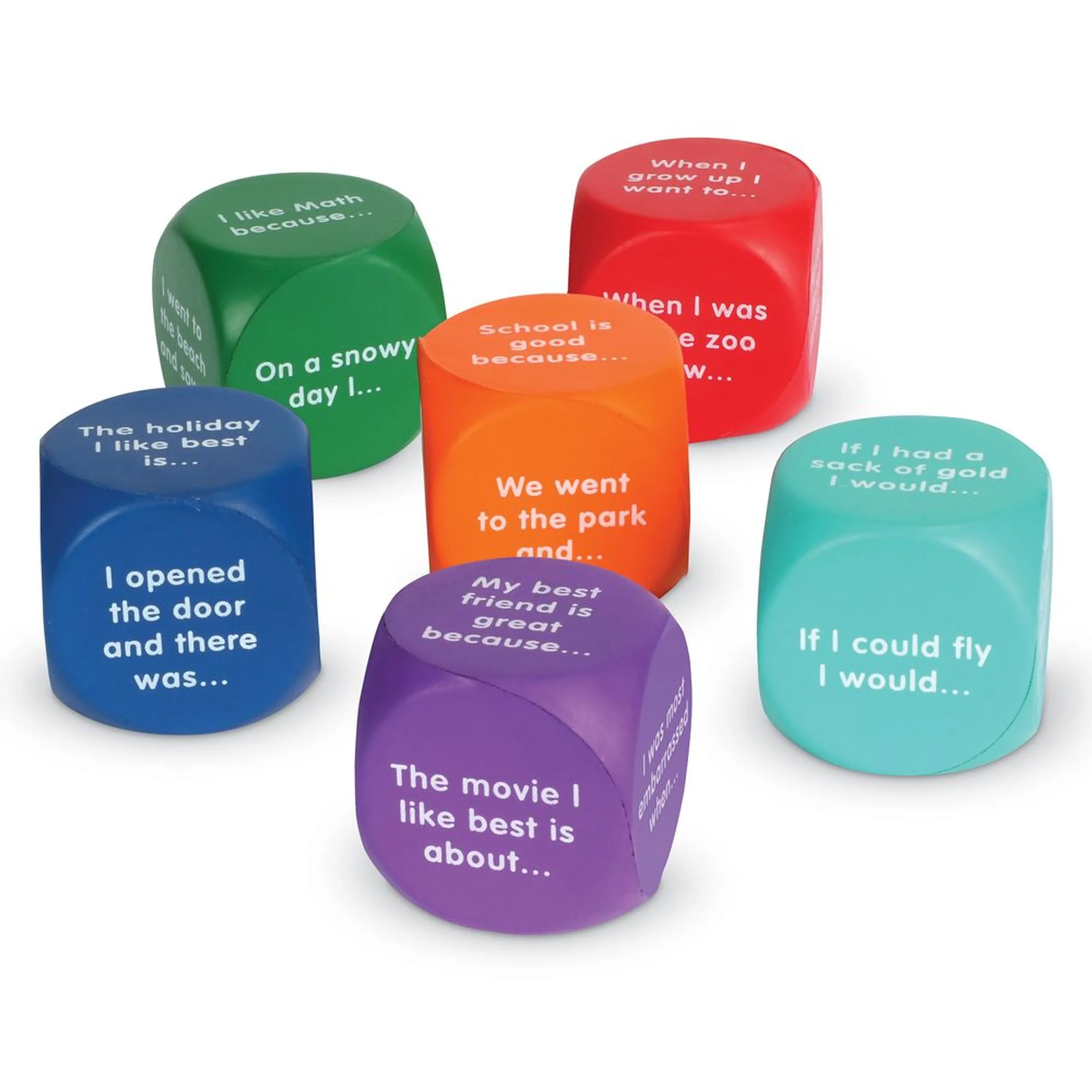 Writing Prompt Cubes - 6+ 6 pieces