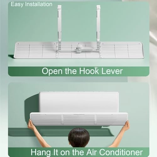 Air Guide Plate - 25" x 8" White