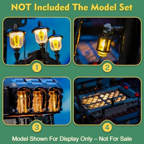 Light kit Compatible with 10365 Captain Jack Sparrow's Pirate Ship - RC Version LED