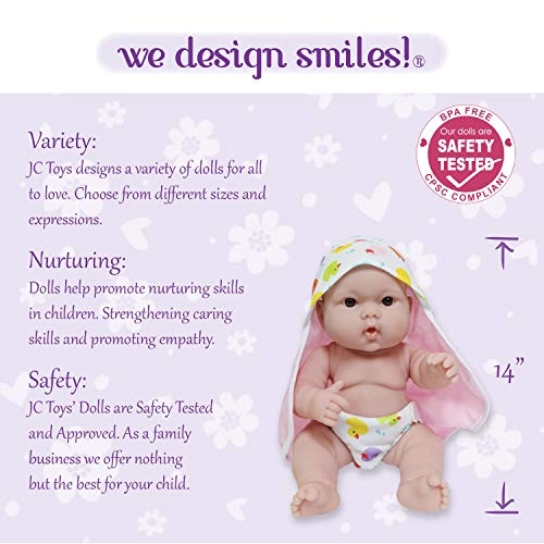 Lots to Love Babies - 14" 4 Piece Bath Time Gift Set Pink