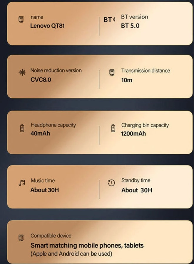 HT18 Wireless Earbud