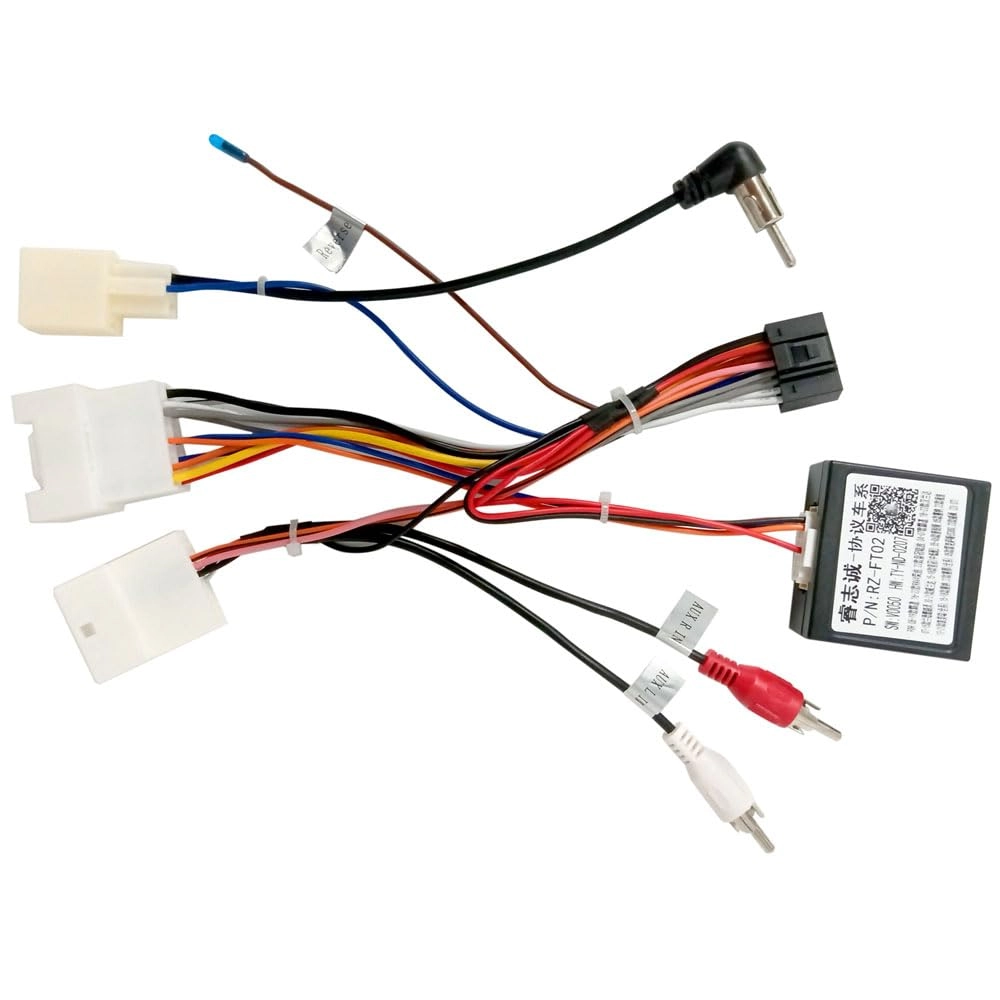 WOWiViD Car Head Unit Wire Hareness - Support J-B-L amplifier CANBUS Decoder Adapter