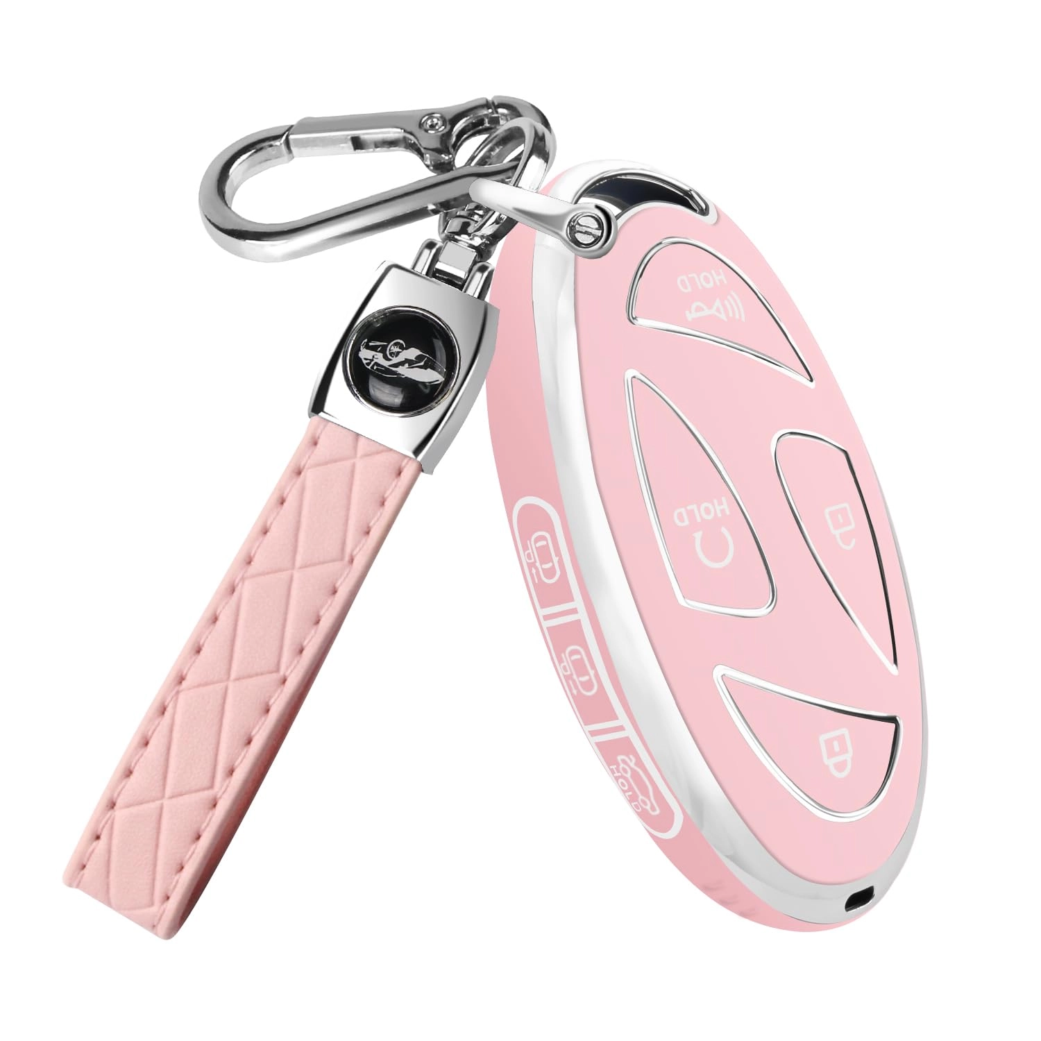QBUC Car Key Fob Cover - TPU 7 Buttons