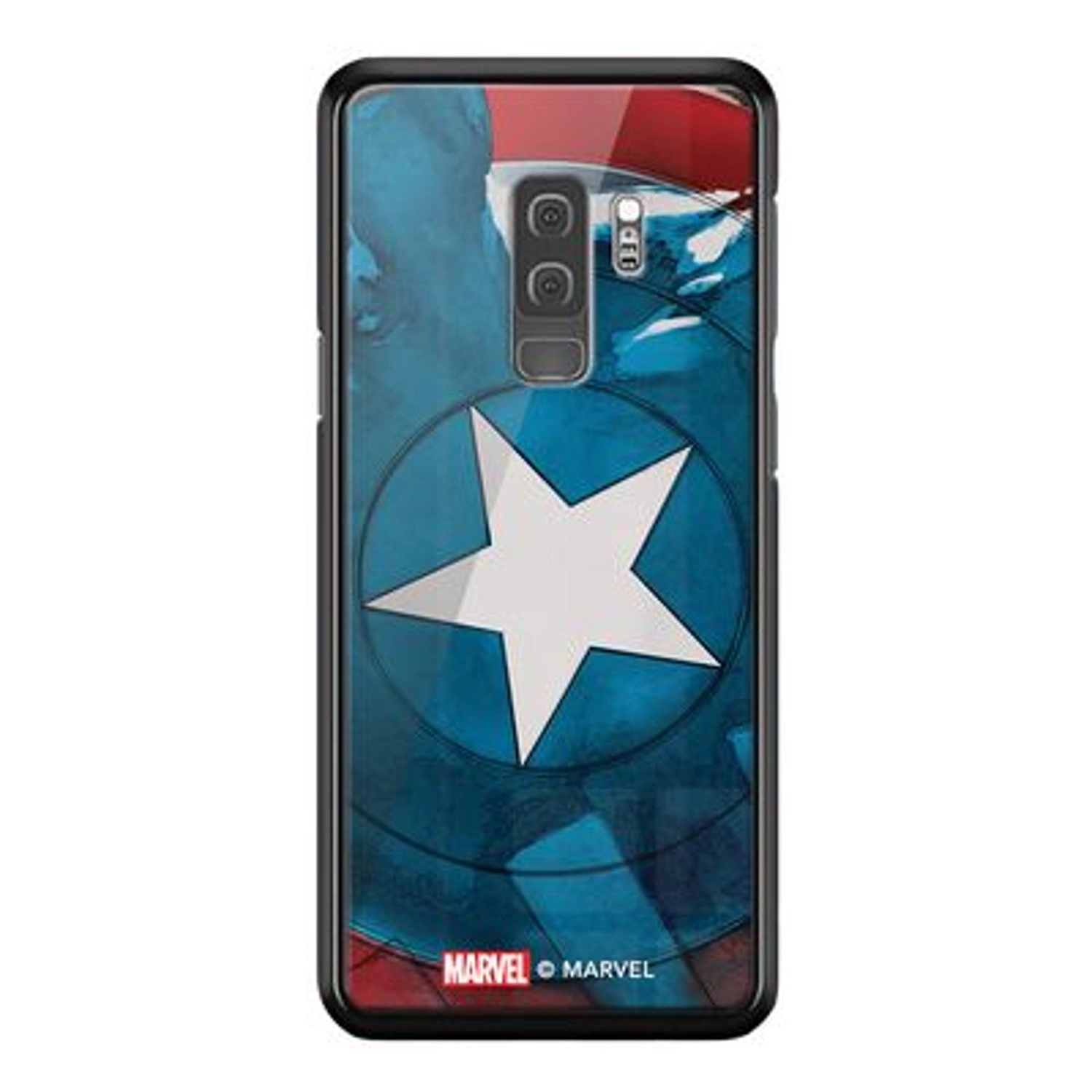 Marvel Watercolour Cap'S Sheild Back Case for Galaxy S9 Plus