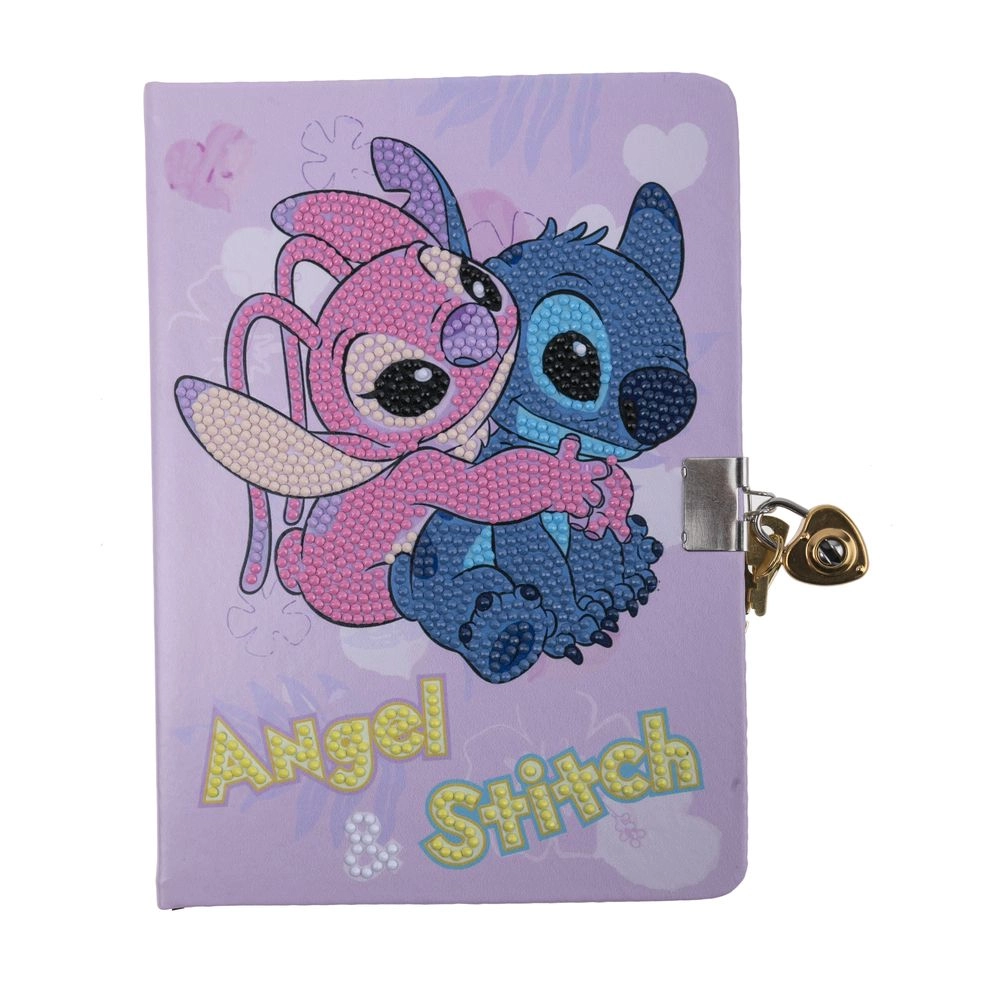 CRAFT Buddy Crystal Art Secret Diary - Stitch & Angel
