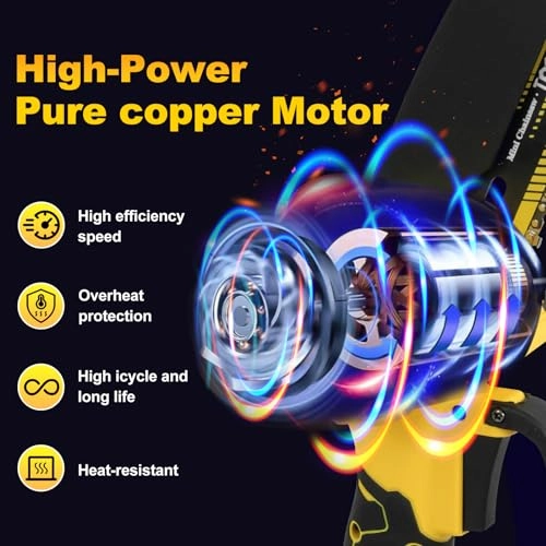 6inch Mini Chainsaw - 2000mAh 21V Battery