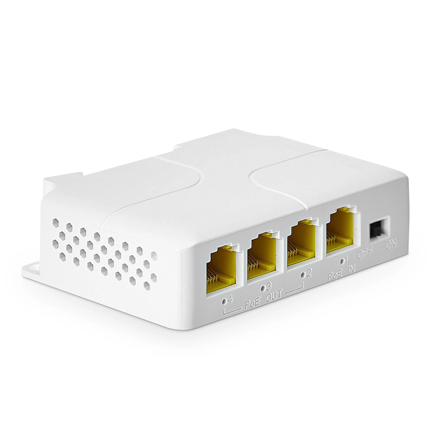 YuLinca PoE Extender - 4 ports 24W 44-57V IEEE802.3af/at 10/100Mbps